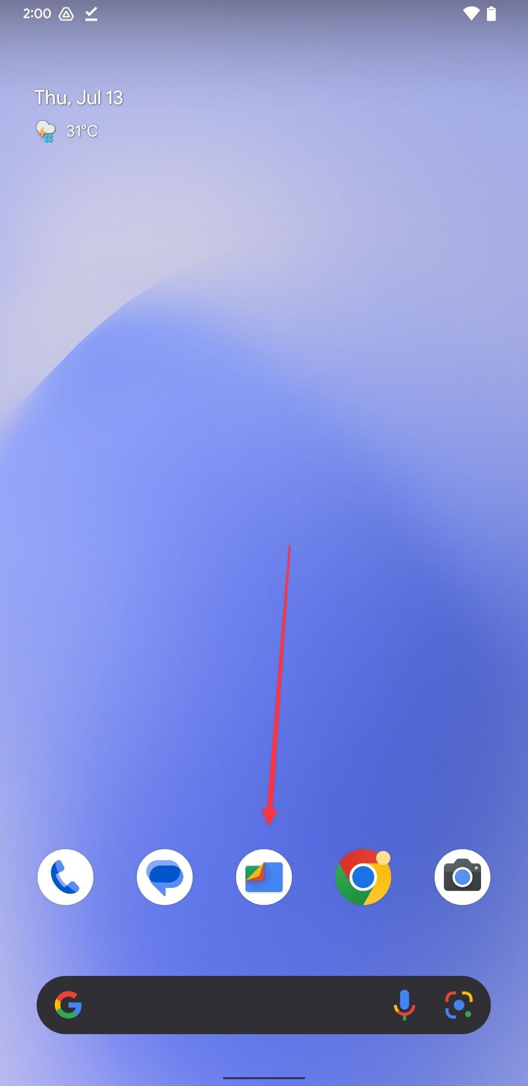 Στιγμιότυπο αρχικής οθόνης FIles από την Google στο Android