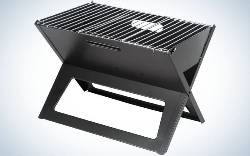 Το Fire Sense Black Notebook Grill με κάρβουνο είναι η καλύτερη επιλογή προϋπολογισμού.
