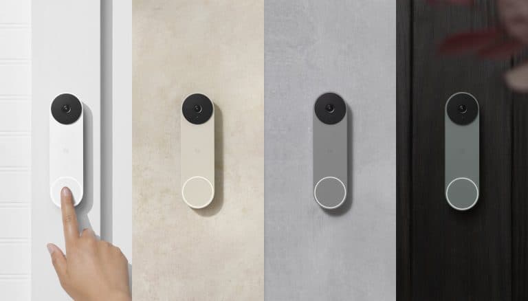 Χρώματα μπαταρίας Google Nest Doorbell