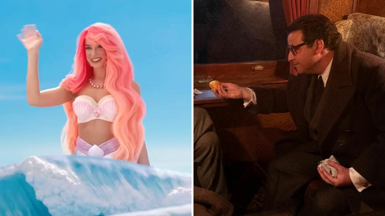 Η Dua Lipa ως Mermaid Barbie και ο David Krumholtz ως Isidor Rabi