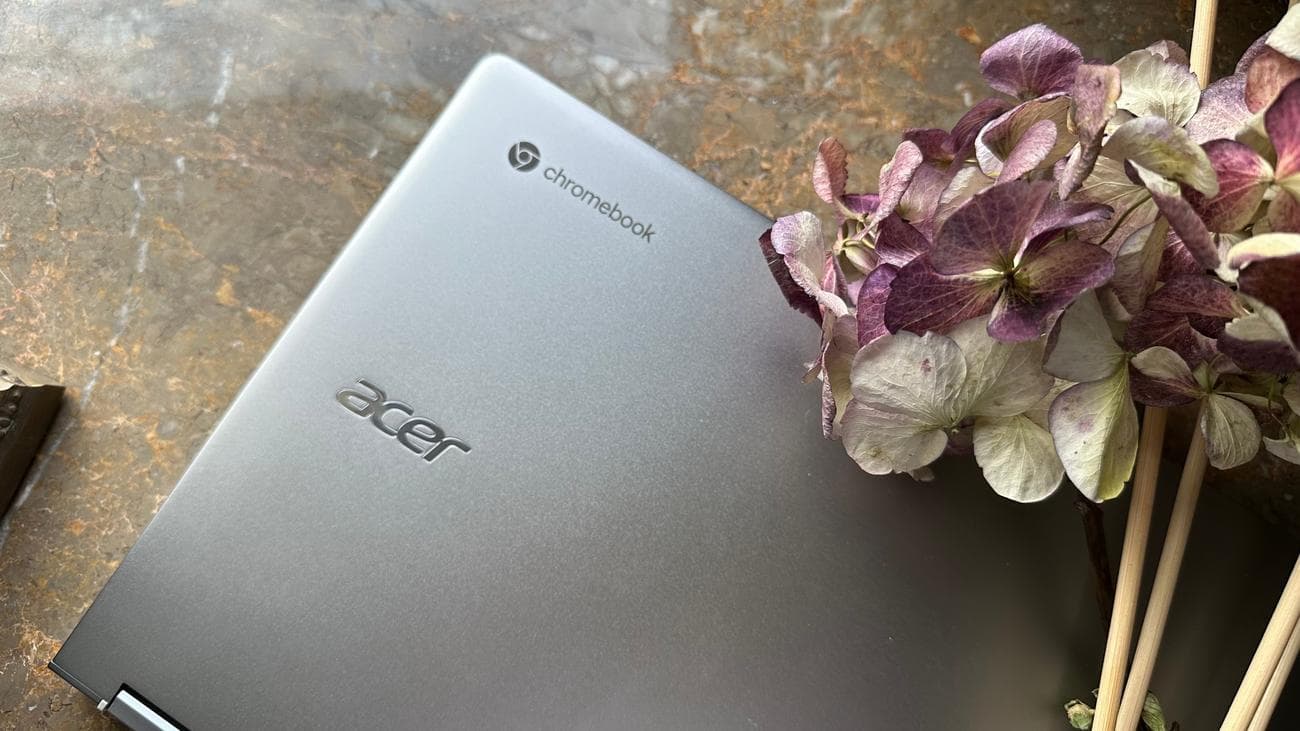 Μερική κάτοψη του Acer Chromebook Spin 514