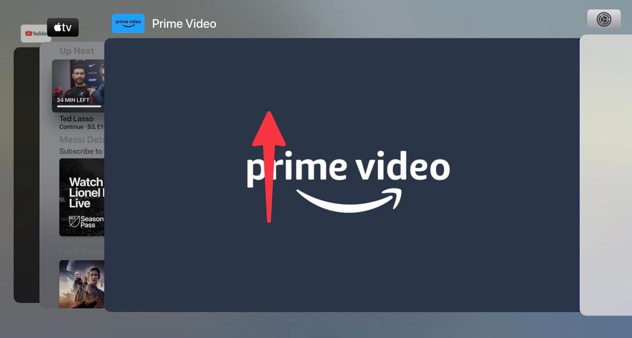 αναγκαστικό κλείσιμο εφαρμογών στο Apple TV