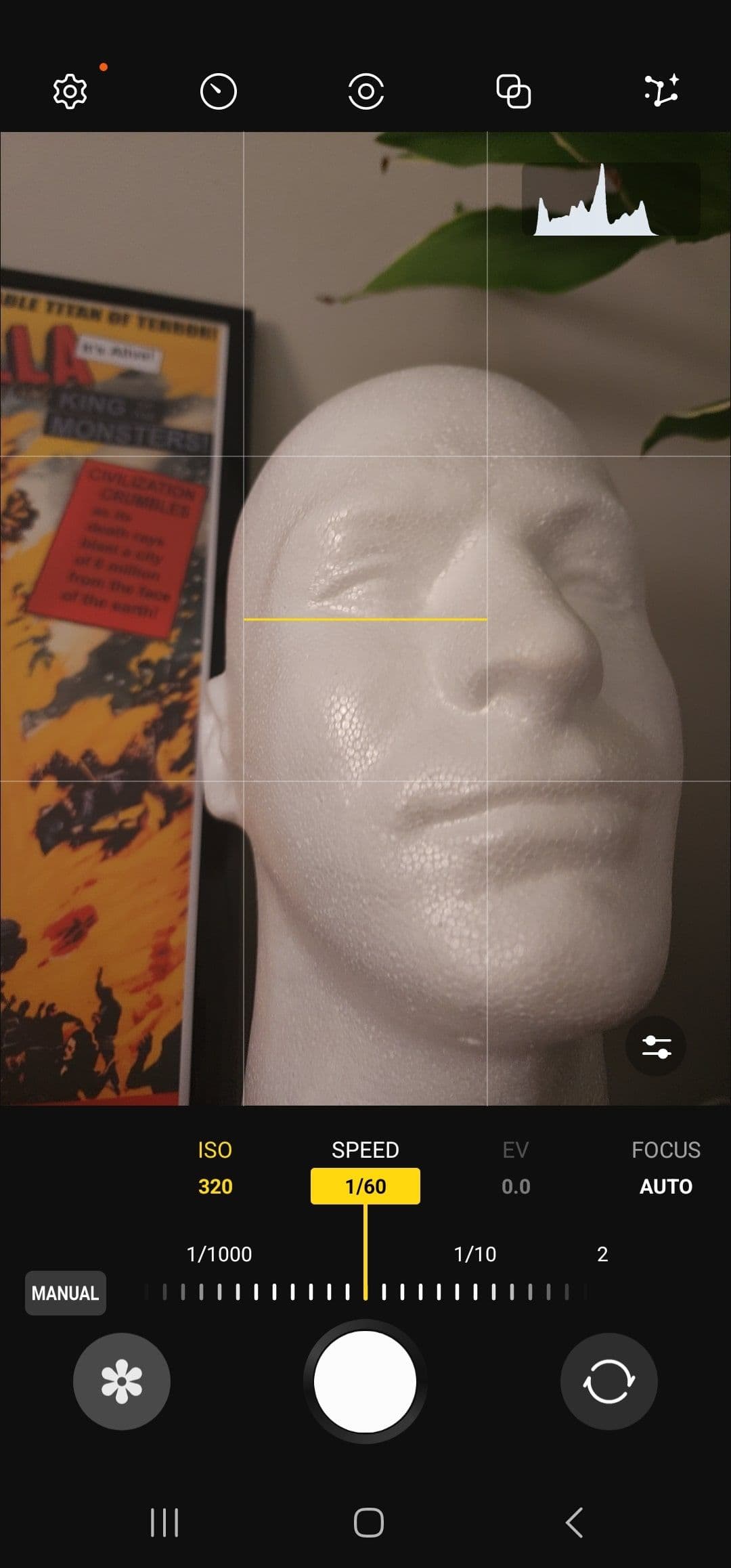 Εφαρμογή Samsung Expert RAW λήψης φωτογραφίας με χαμηλή ταχύτητα κλείστρου.