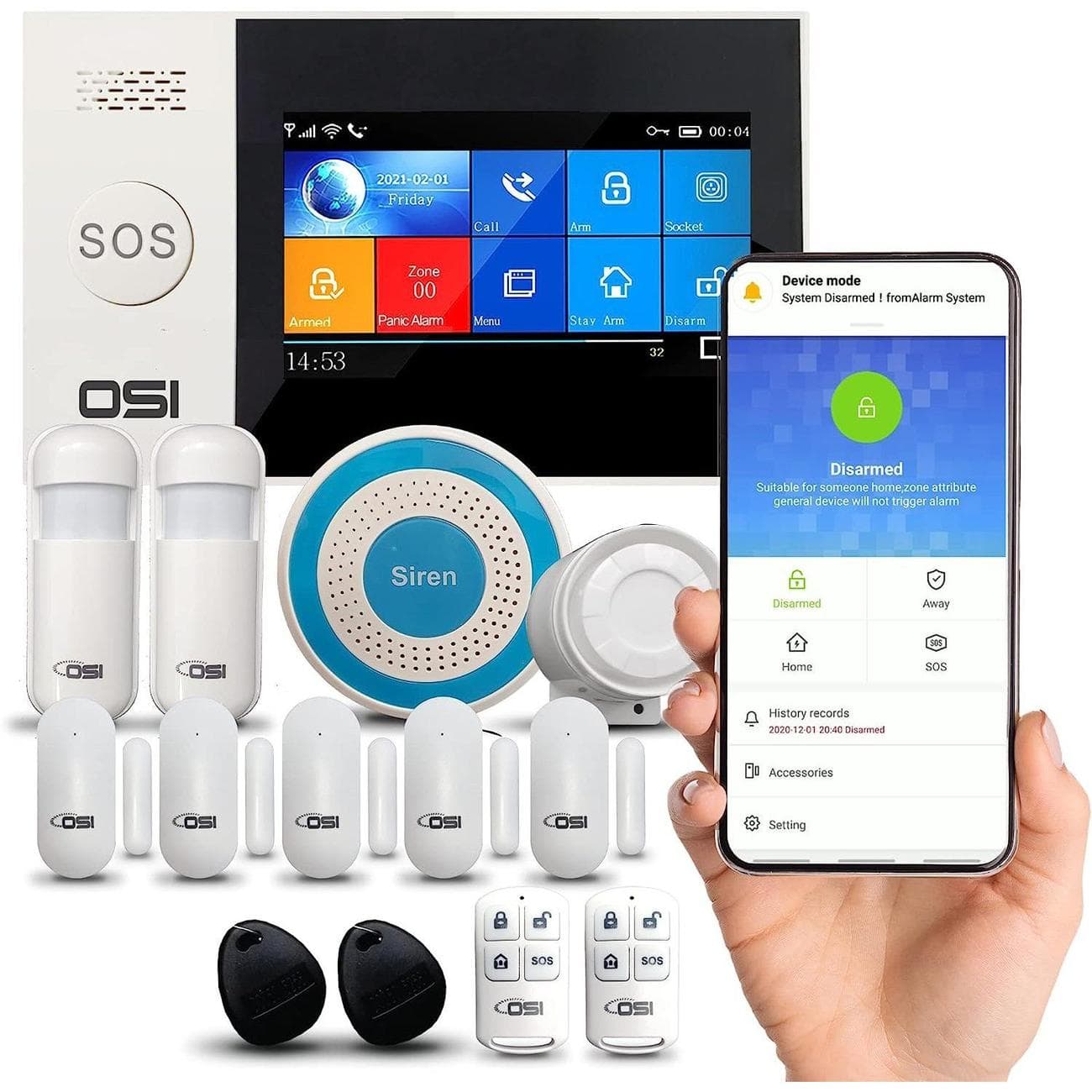 OSI 14-Piece Smart Home Security System