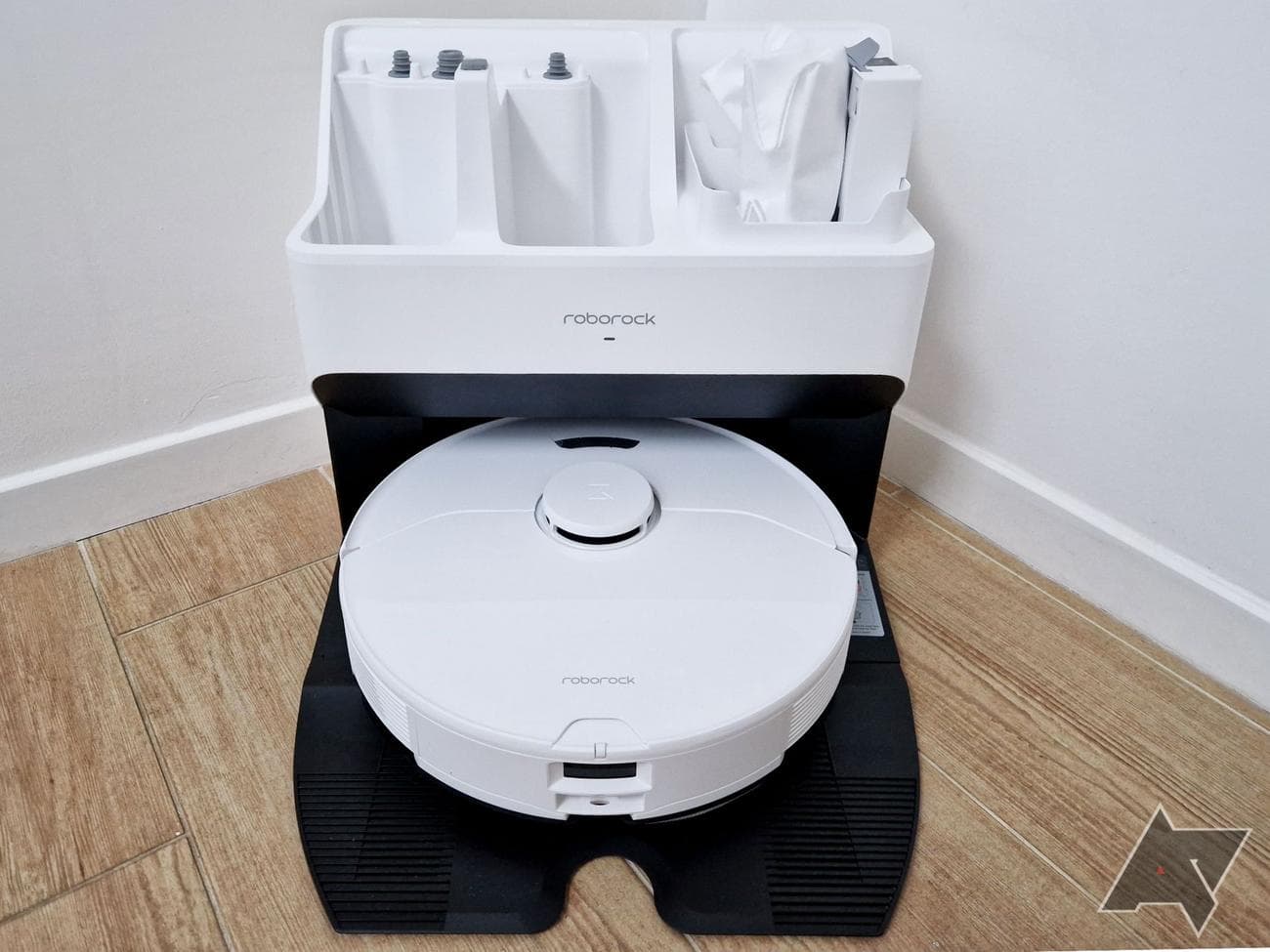 Detailed view of the Roborock S7 Max Ultra dock