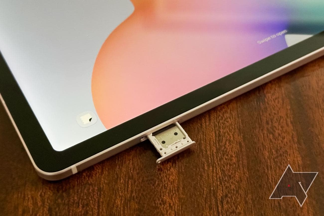 Θήκη κάρτας micro SD Samsung Galaxy Tab S6 Lite.