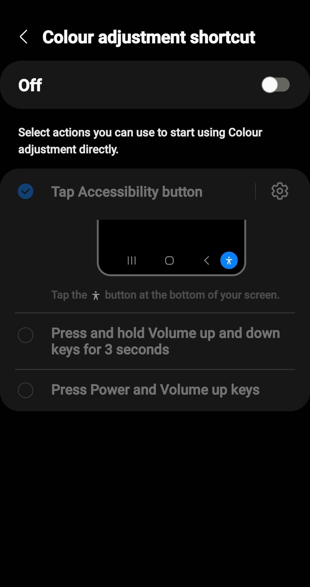 Στιγμιότυπο οθόνης των ρυθμίσεων τηλεφώνου Android