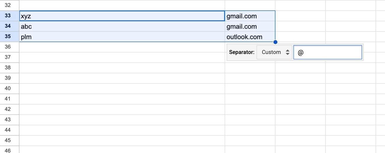 χωρίστε τα μηνύματα ηλεκτρονικού ταχυδρομείου σε στήλες στα Φύλλα Google