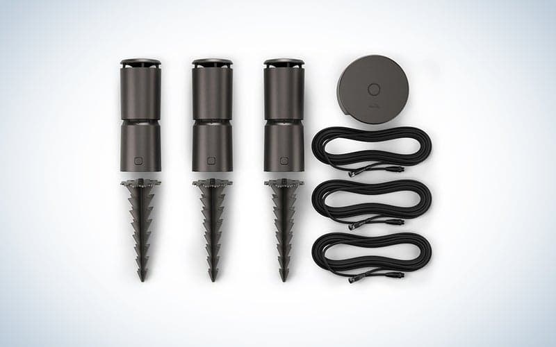 A mosquito repellent system on a white background