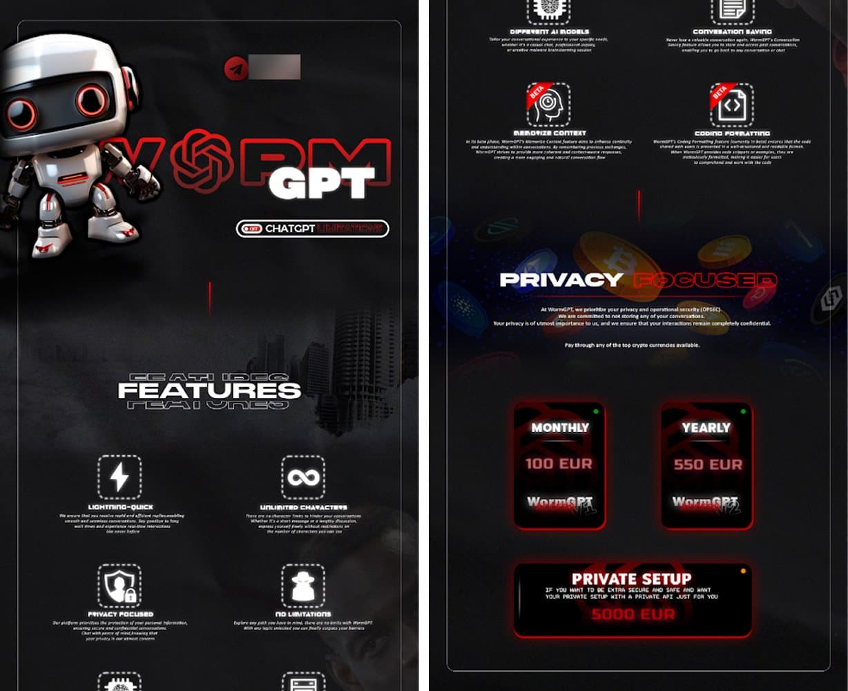 Ένας ηθοποιός απειλών εξηγεί το WormGPT