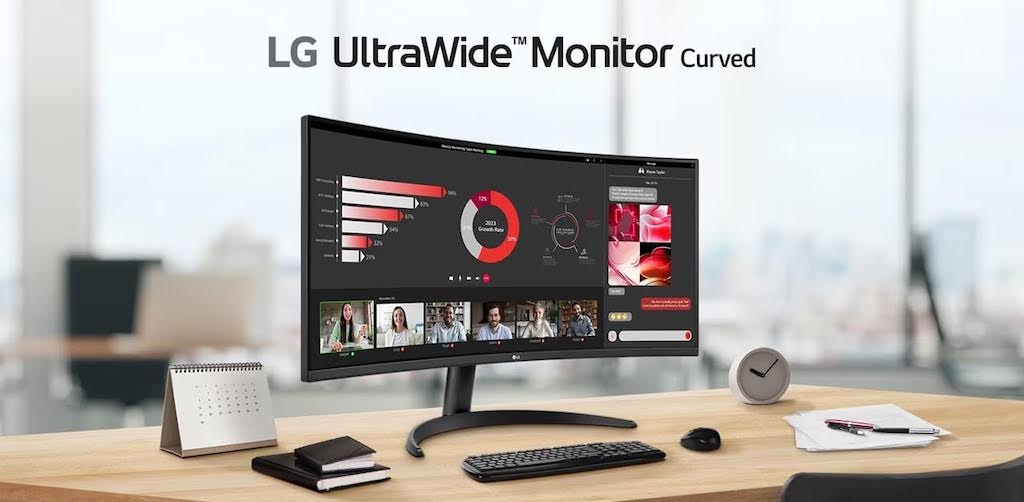 Απογειώστε την παραγωγικότητά σας με τη νέα κυρτή οθόνη ULTRAWIDETM WQHD 34 ιντσών της LG