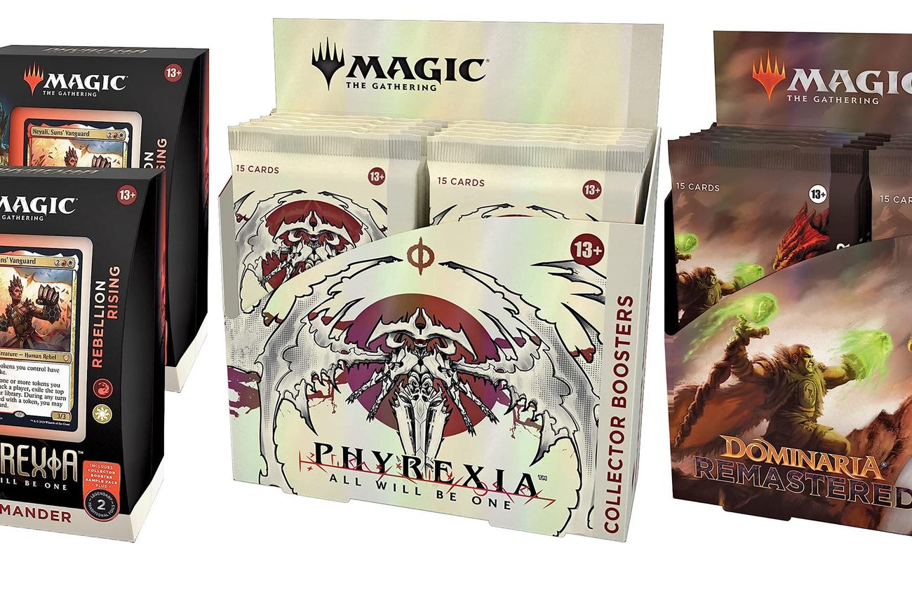 Magic The Gathering collector booster boxes and commander decks on-sale for Prime Day