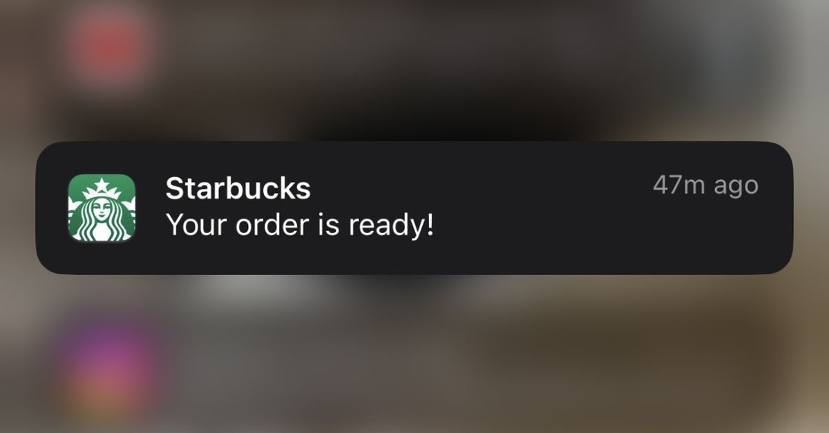 Η Starbucks λέει ότι οι απροσδόκητες ειδοποιήσεις iPhone "Η παραγγελία σας είναι έτοιμη" ήταν ένα σφάλμα
