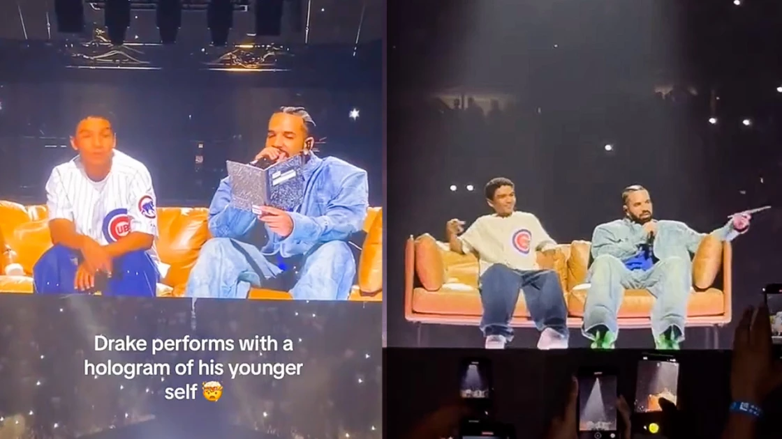 Ολόγραμμα ή κάτι άλλο; Το βίντεο του νεαρού Drake δίπλα στον κανονικό Drake έχει τρελάνει το ίντερνετ!