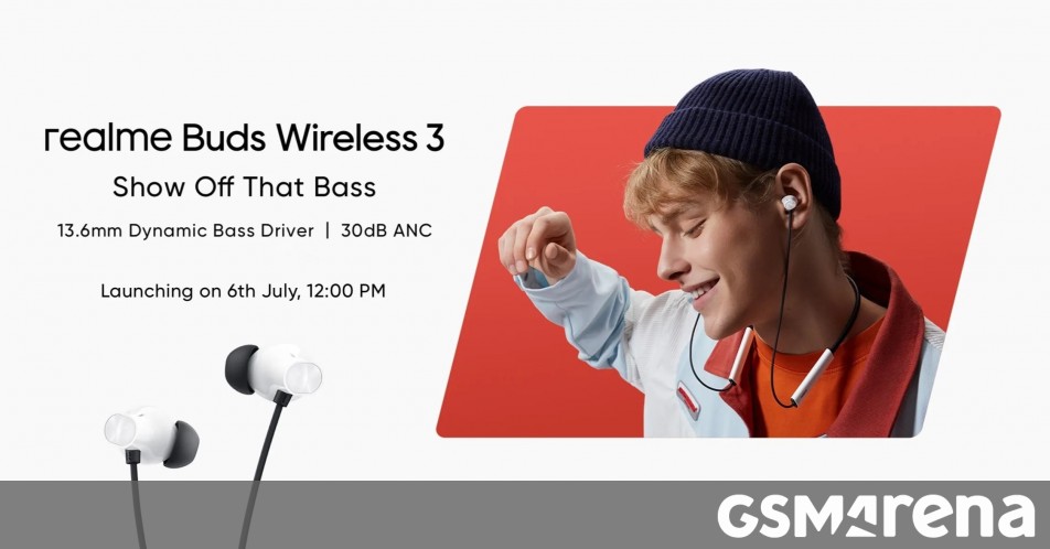 Τα ασύρματα ακουστικά Realme Buds Wireless 3 έρχονται στις 6 Ιουλίου, ο σχεδιασμός και οι προδιαγραφές αποκαλύφθηκαν
