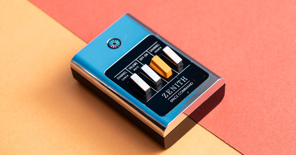 Τα κουμπιά στο αρχικό τηλεχειριστήριο «clicker» της Zenith ήταν ένα μηχανικό θαύμα
