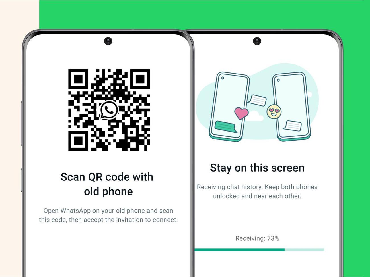 Το WhatsApp επιτρέπει τη μεταφορά ιστορικού ανάμεσα σε συσκευές μέσω QR code