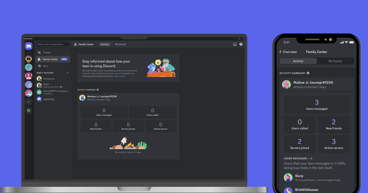 Το νέο εργαλείο Family Center δίνει στους γονείς καλύτερη εικόνα για τη χρήση του Discord από τον έφηβό τους