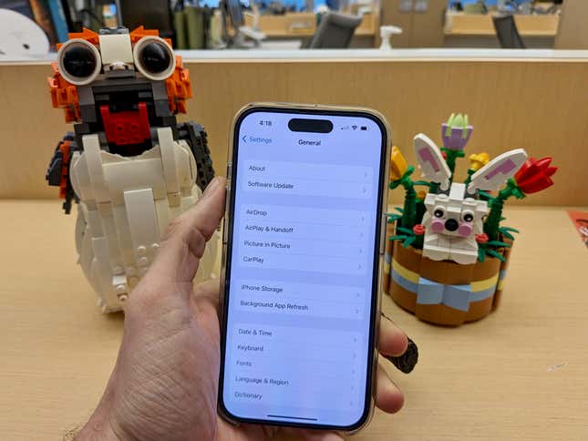 In order to find your iPhone 14's IMEID, you have to go into the phone's settings, then select ‘About.' 