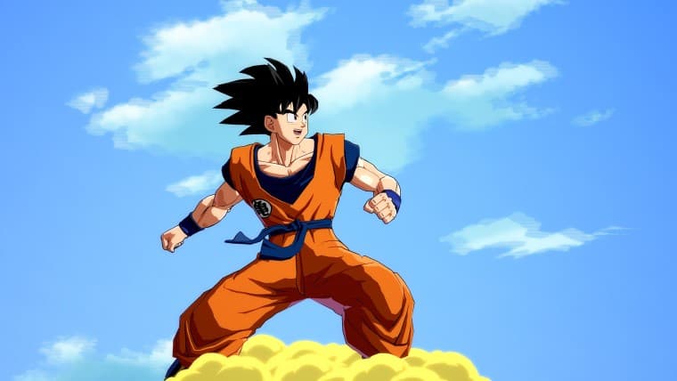 Στιγμιότυπο οθόνης του Dragon Ball FighterZ του Goku στο Nimbus