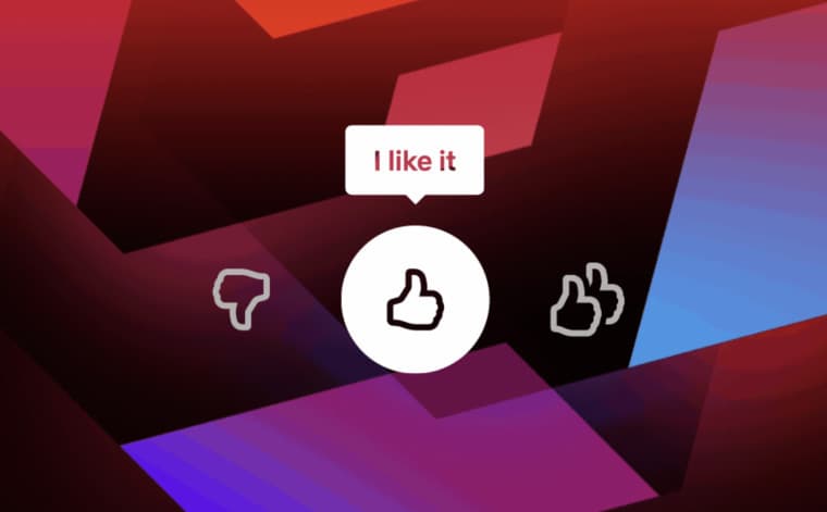 Netflix rating buttons