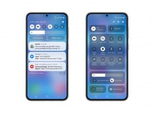 Νέα διεπαφή χρήστη Γρήγορων ρυθμίσεων στο One UI 6