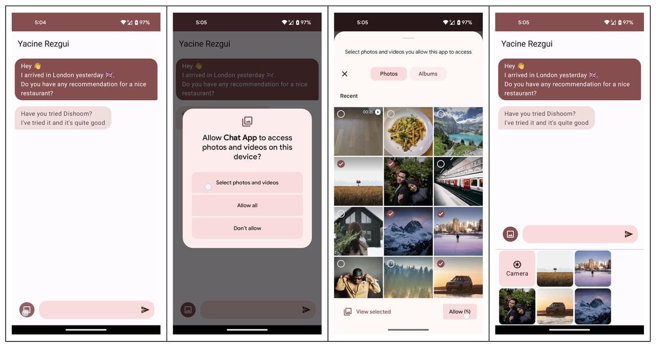 Άδεια πολυμέσων Android 14