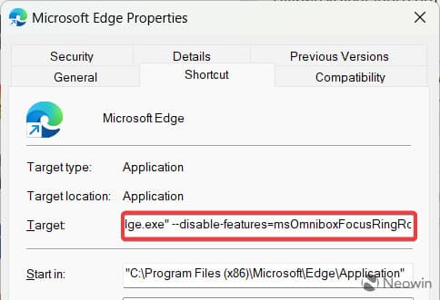 , Πώς να απενεργοποιήσετε τη στρογγυλεμένη γραμμή διευθύνσεων στον Microsoft Edge;, TechWar.gr