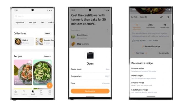 , Η Samsung θα παρουσιάσει την εφαρμογή ενσωμάτωσης τροφίμων με τεχνητή νοημοσύνη στην IFA 2023, TechWar.gr
