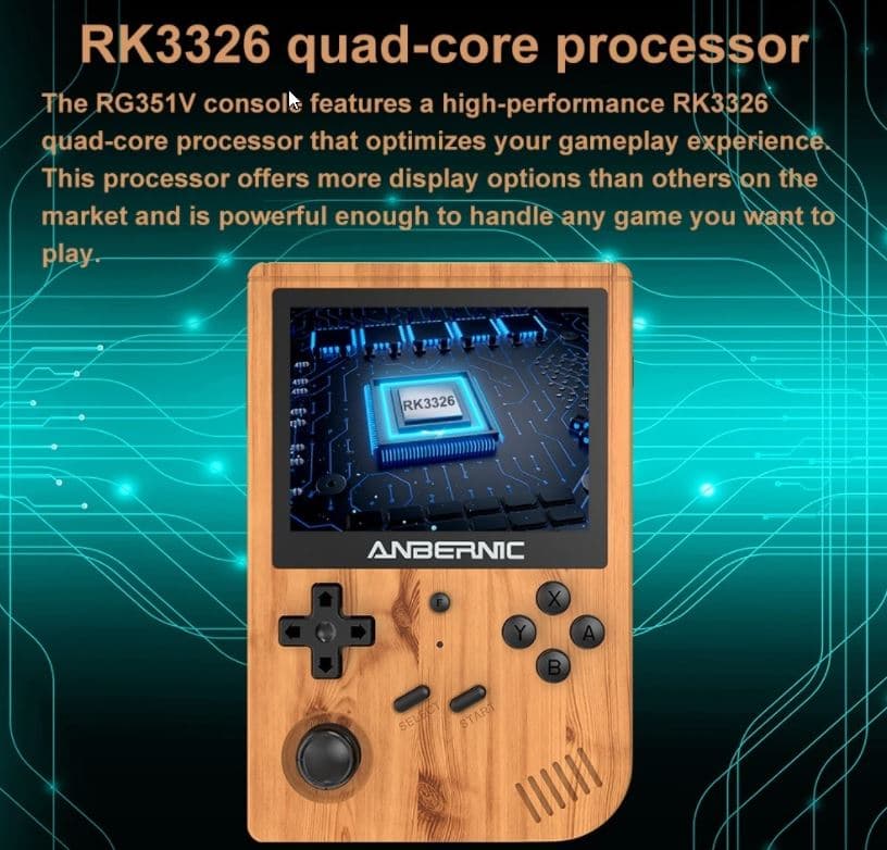 , [#Ιστορικό_χαμηλό] ANBERNIC RG351V – Ένα σύγχρονο Gameboy με 16GB και συμβατότητα με PSP/PS1/NDS/N64 κτλ με 72€!, TechWar.gr