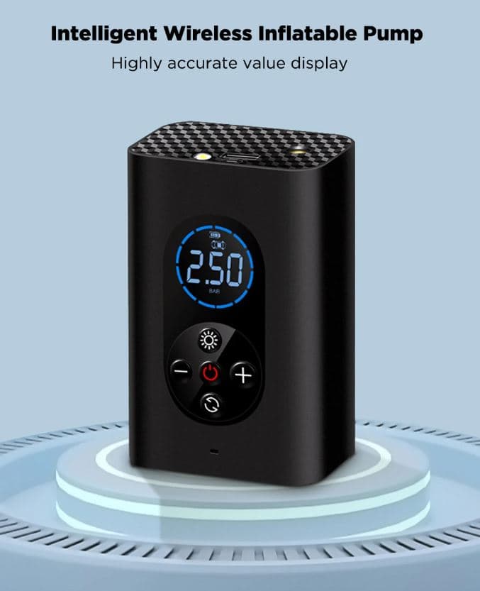 [#Ιστορικό_Χαμηλό] BIKIGHT - Μίνι τρόμπα (και PowerBank) 150psi με ΜΕΓΑΛΗ μπαταρία 4000mAh και σούπερ τιμή στα 23.3€!