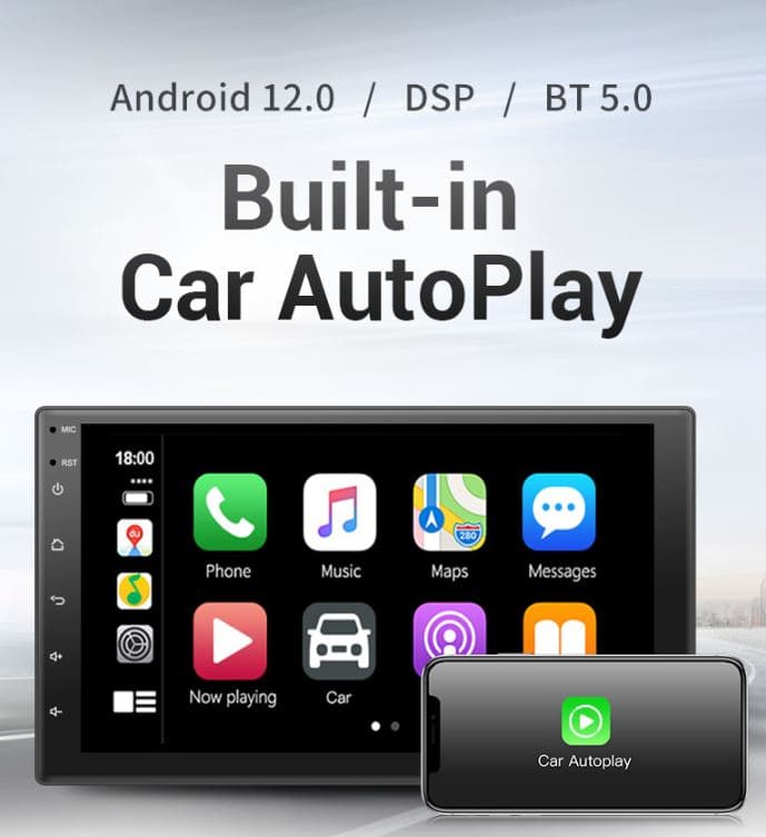 Yuehoo YH-D110-Β: Οθονάρα για το αμάξι σου 7'' από 4/64GB έως 8/256GB μνήμες με κόστος από 151.4€!