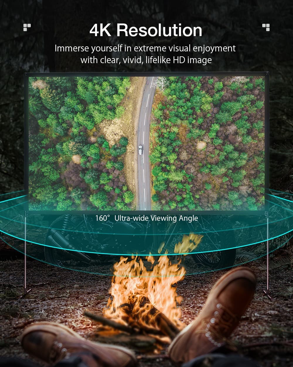 , BlitzWolf BW-VS6 : Πτυσσόμενο πανί προβολέα 80″ ή 100″ της Blitzwolf, με τιμές απο 49.5€ απο Τσεχία!, TechWar.gr