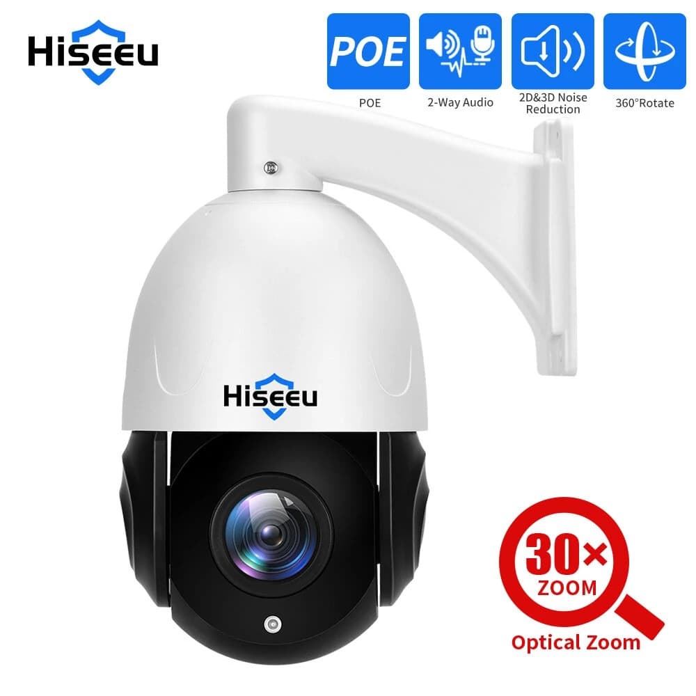 Ένας επιβλητικός, Full HD, IP66 κέρβερος της Hiseeu στην πόρτα σας, με 30x(!) οπτικό ζουμ!