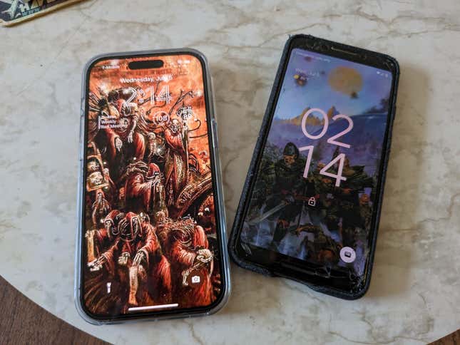 I wish there were more options for customizing the iPhone's lock screen and tabs. 