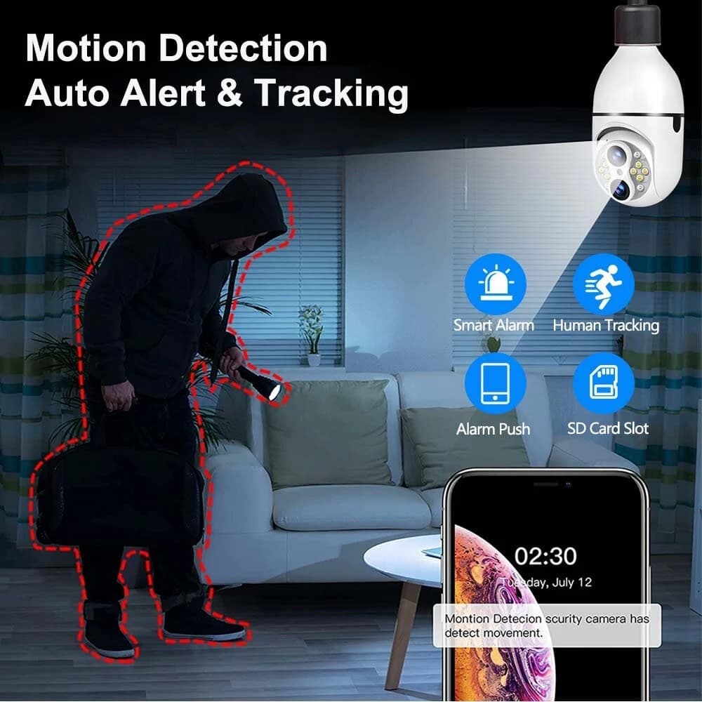 , Κάμερα της Guudgo, με υποδοχή λάμπας E27, για να τη βιδώσετε σε ντουί!, TechWar.gr