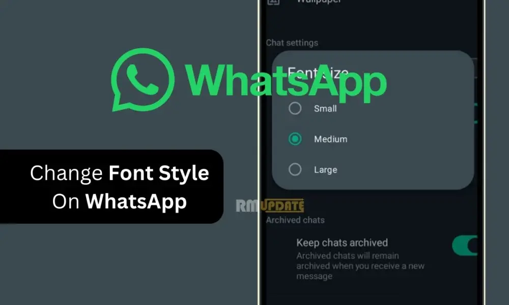 Πώς να αλλάξετε το στυλ γραμματοσειράς στο WhatsApp;
