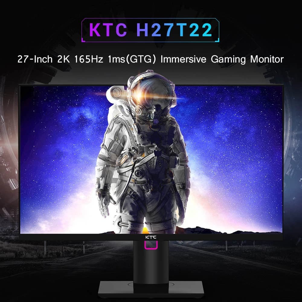 KTC H27T22 : Monitor με IPS Panel 27", QHD ανάλυσης , με 165Hz Refresh Rate και Freesync/Gsync στα 229€!
