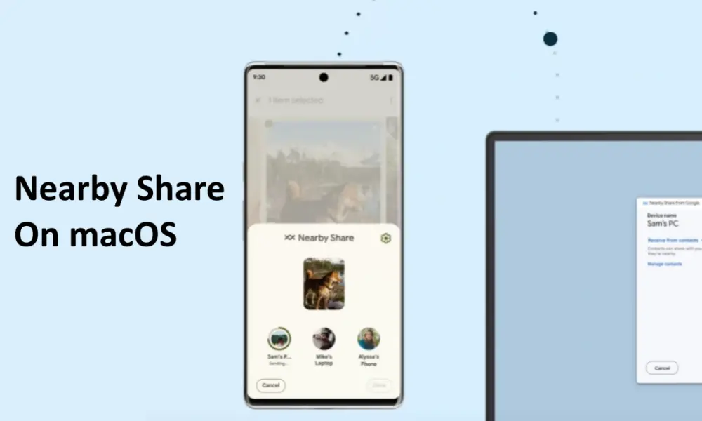 Nearby Share On macOS