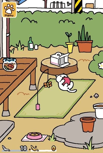 best-idle-games-android-neko-atsume-kitty-collector-cat-playing
