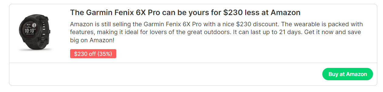 , Η γλυκιά προσφορά της Amazon για το premium Garmin Fenix 6X Pro είναι ακόμα ζωντανή, TechWar.gr