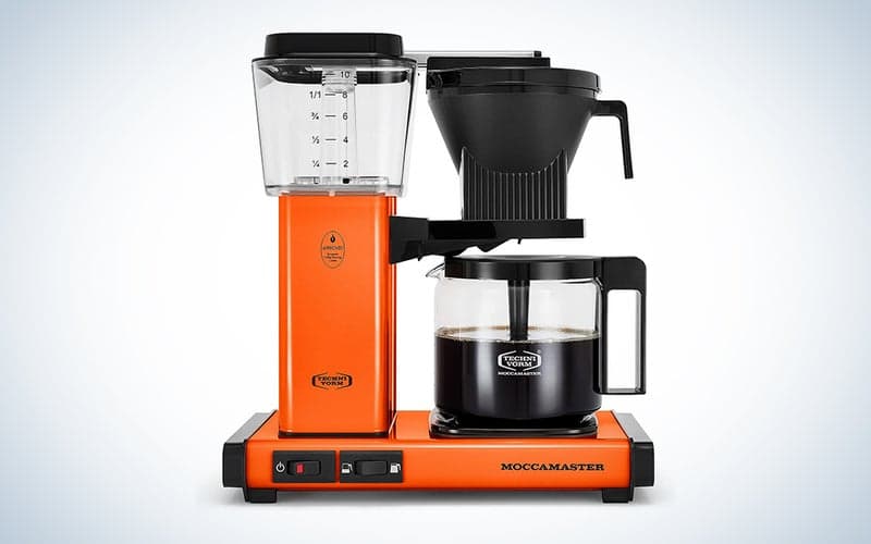Technivorm MoccaMaster best color drip coffee maker in orange