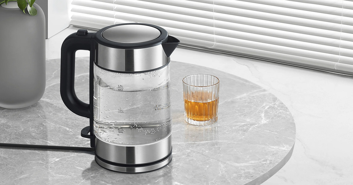 Xiaomi Electric Glass Kettle: Ένας νέος βραστήρας για την παγκόσμια αγορά από βοριοπυριτικό γυαλί, με όγκο 1,7 λίτρα και οπίσθιο φωτισμό LED