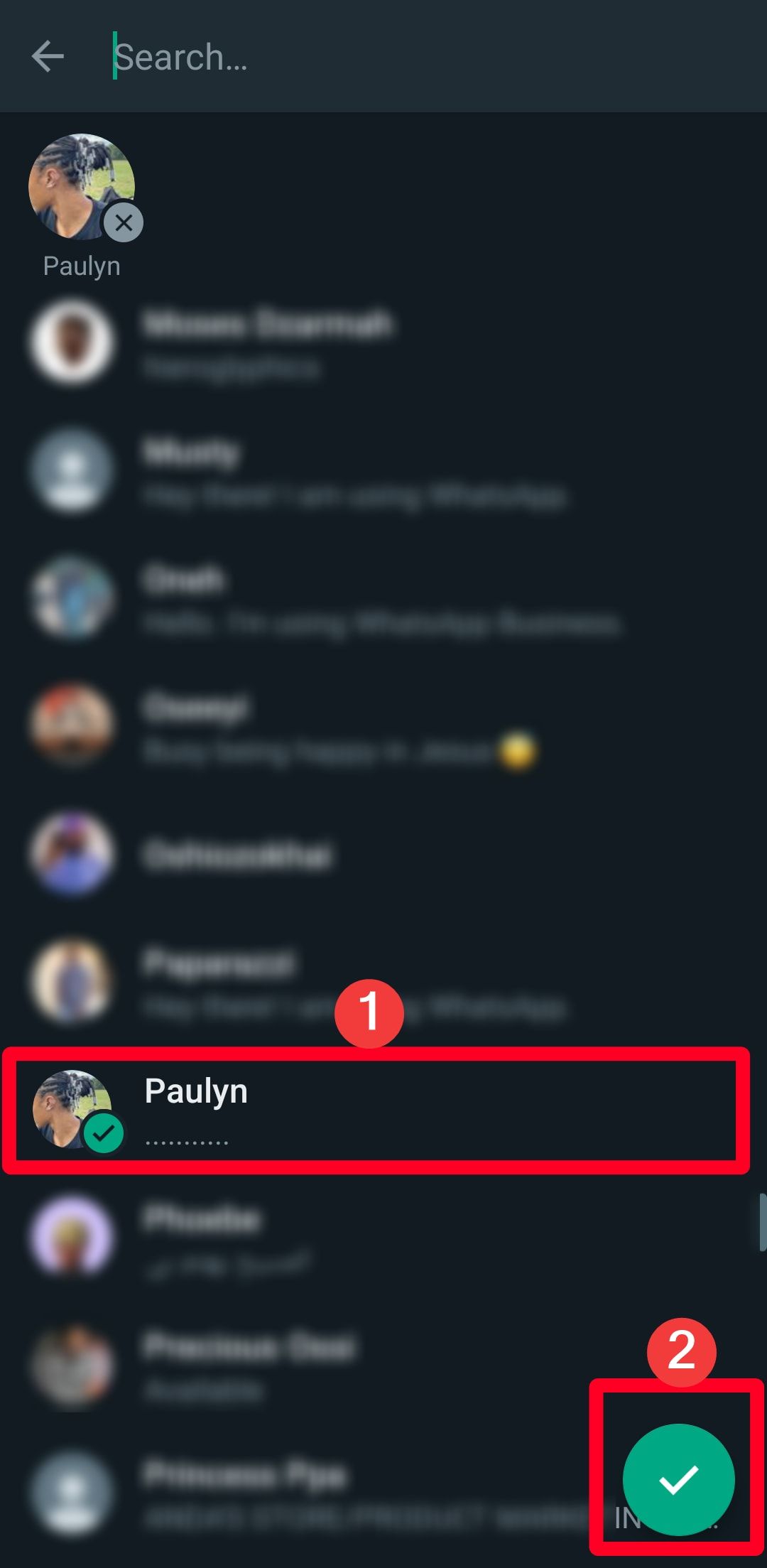 participants to WhatsApp community