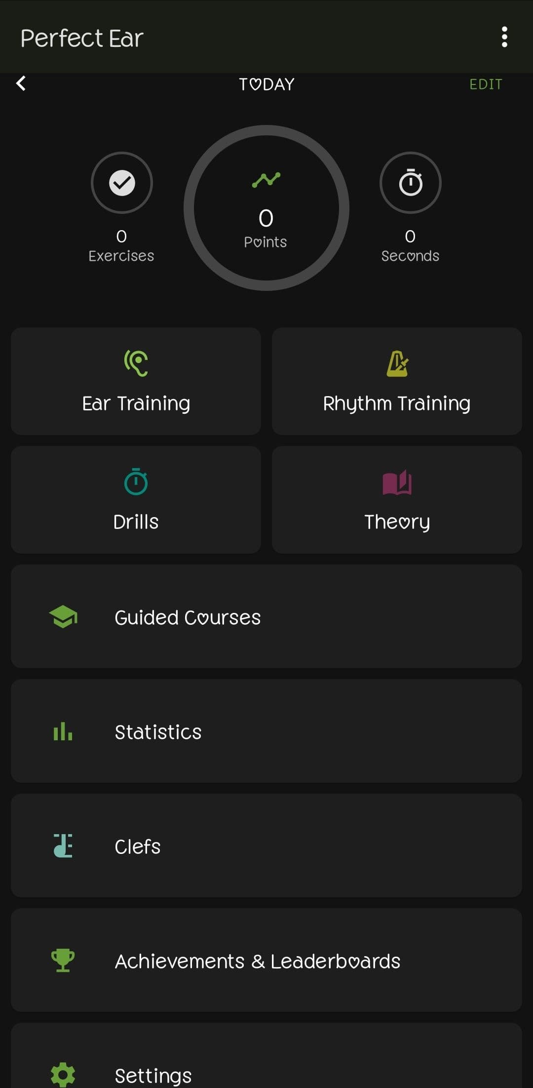 Android education app Perfect Ear