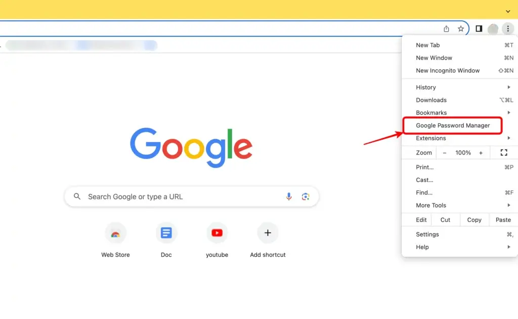 , Πώς να χρησιμοποιήσετε τη συντόμευση του Chrome Password Manager;, TechWar.gr