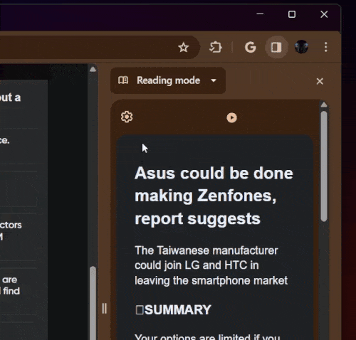 , Η λειτουργία ανάγνωσης του Google Chrome θα μπορούσε σύντομα να έχει μια πολύχρωμη βουτιά του Material You, TechWar.gr
