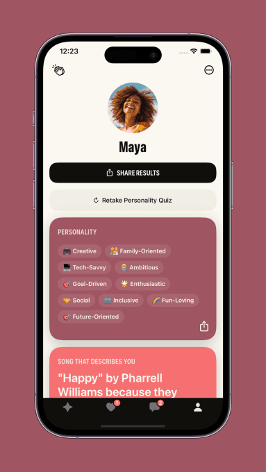 , Η δωρεάν εφαρμογή γνωριμιών Cosmic χρησιμοποιεί κουίζ προσωπικότητας για να δημιουργήσει ένα προφίλ για εσάς, TechWar.gr