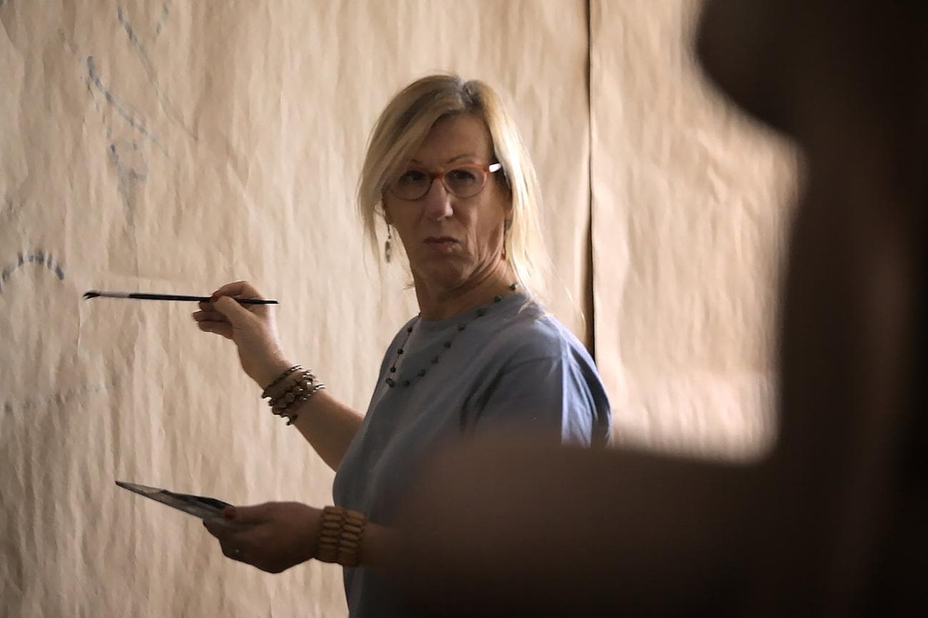 Brazilian cartoonist Laerte Coutinho