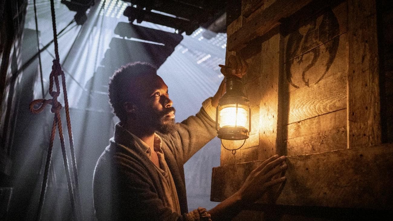 Corey Hawkins ως Clemens στο The Last Voyage of the Demeter, σε σκηνοθεσία André Øvredal.